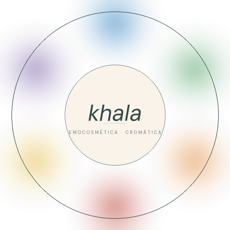 Símbolo cromático Khala — los 6 colores de la cromoterapia