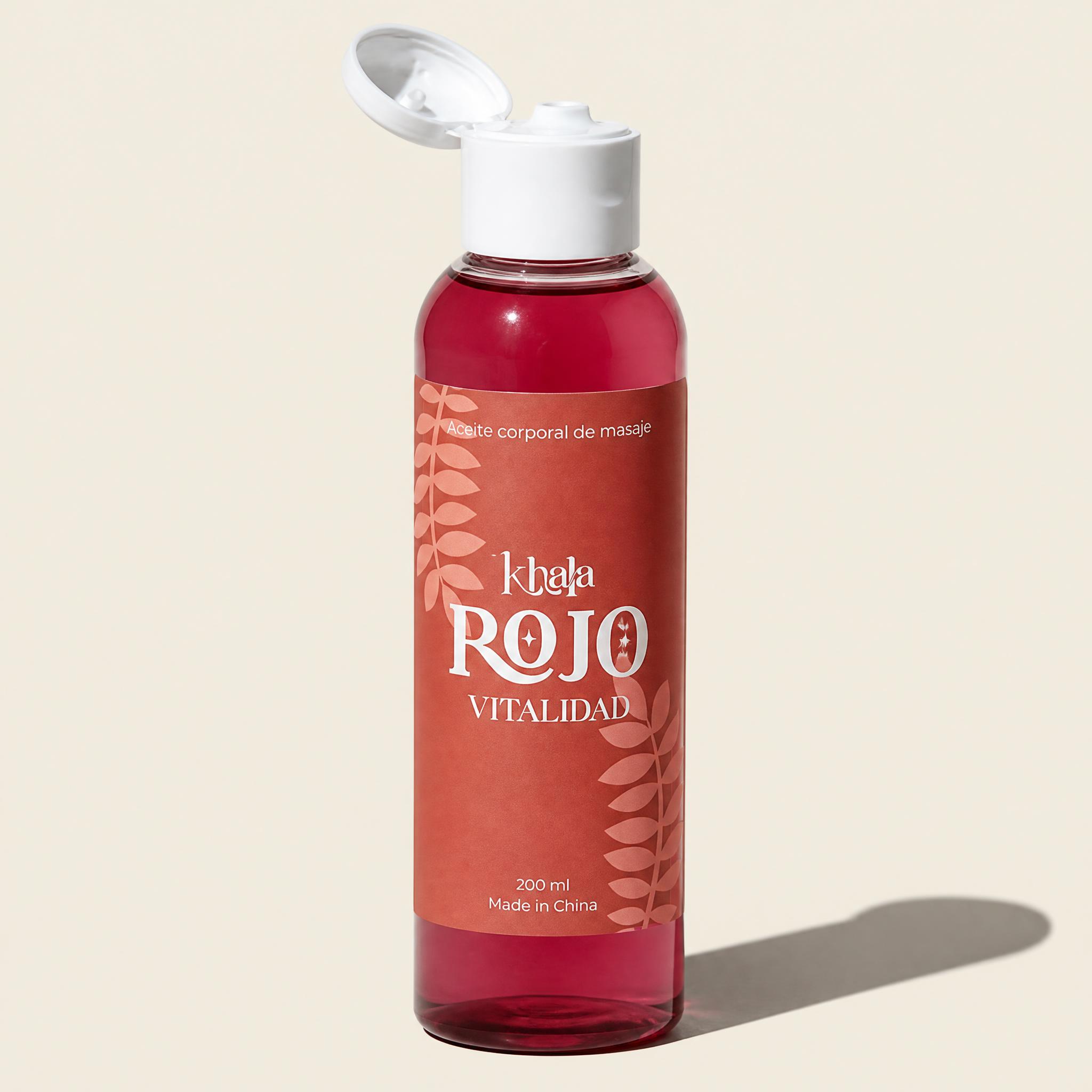 Aceite Corporal Khala · Rojo: Vitalidad (200ml)